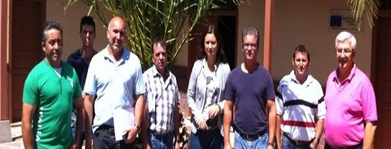 El Área de Desarrollo del Territorio del Cabildo Insular de La Gomera se reunió ayer con los empresarios de Miel de Palma de la Isla 