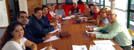 Primera reunión de la Ejecutiva Insular del PSOE de la Gomera en Hermigua