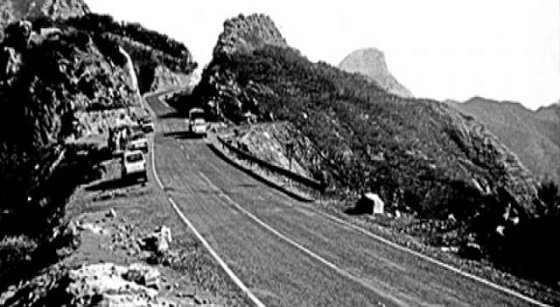 Roque de Agando la gomera incendio 1984