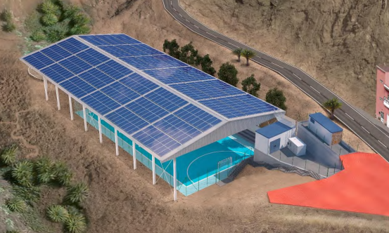240322 Infografía de la creación de central fotovoltaica de almacenamiento en Alojera