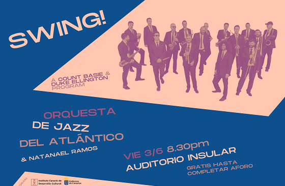 Cartel Concierto de Jazz y Swing en La Gomera