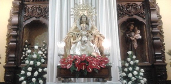 VI Bajada: la Virgen descansa en el corazón de Guadá.