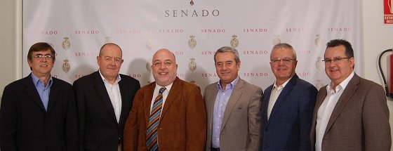 Arcadio Díaz Tejera, Domingo Fuentes Curbelo ,  Aurelio Expósito  y Gregorio Medina Tomé; Franeesc  Antich y , José Antonio Manchado 