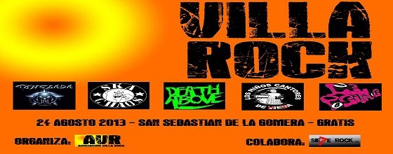 El Villa Rock 2013, que se celebrará en la antigua discoteca de Rivera, en San Sebastián de La Gomera