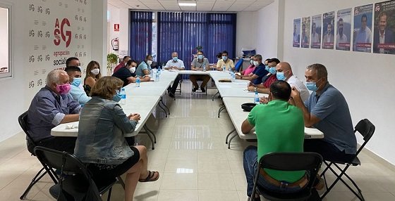 Imagen de archivo. Órganos de dirección de Agrupación Socialista Gomera (ASG) durante una reunión