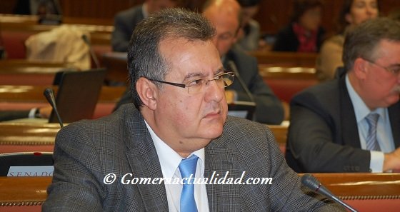 Gregorio Medina.-Senador del PSOE de la Gomera.