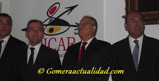 Mamerto Cabrera, Paulino Rivero, Casimiro Curbelo y Julio Cruz