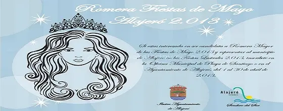 Cartel de Candidatas a Romera mayor de las fiestas de Alajeró