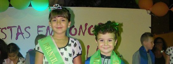 Sergio Correa y Nayara Herrera, reyes infantiles de las Fiestas de la Encarnación de Hermigua 2013