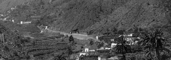 Panorámica de Hermigua de principios del siglo XIX