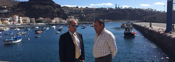 Visita del Director General de Transportes del Gobierno de Canarias