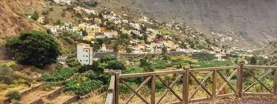 Panorámica desde el Mirador de Luciano Mendoza en Hermigua