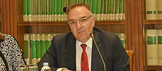 José Manuel Baltar, durante la comisión de Sanidad de este martes