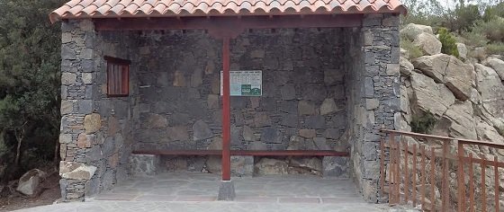 Marquesina ubicada en Los Roques