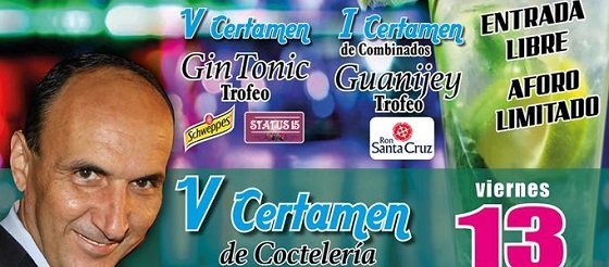 Cartel V Certamen de Coctelería Isla de La Gomera
