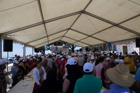 Imagen de archivo de anterior celebración del Día del Trabajador en Las Nieves