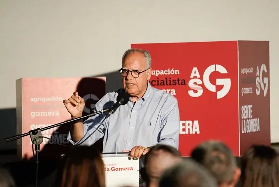 160523 Casimiro Curbelo, candidato al Cabildo Insular y al Parlamento de Canarias por Agrupación Socialista Gomera (ASG)