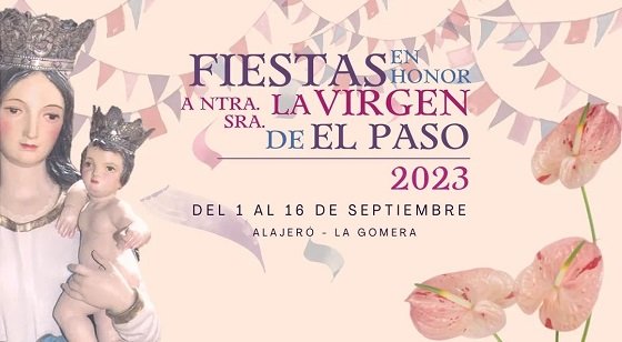 Cartel Fiestas de El Paso 2023 Alajeró