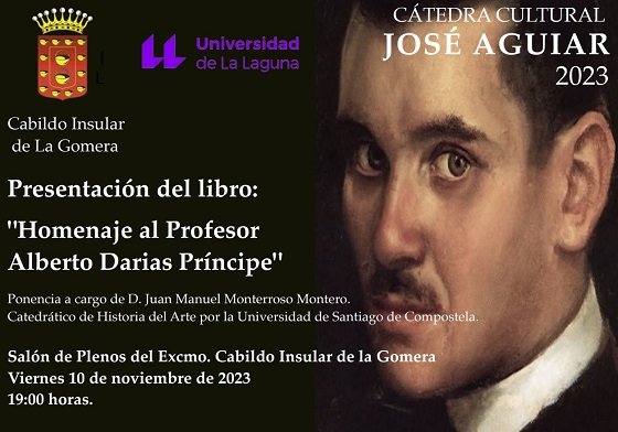 081123 Cartel de presentación del libro Homenaje a Alberto Darias Príncipe
