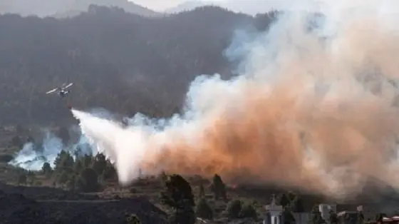 Foto fuego La Palma