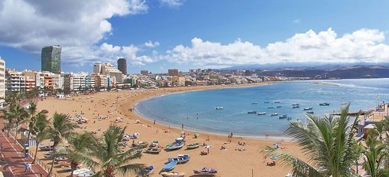cerebro Culpable Sí misma La Playa de las Canteras, en las Palmas de Gran Canaria, entre las mejores  de Europa